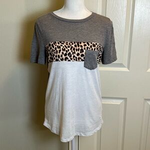 PINK Victoria’s Secret Leopard Print Tee